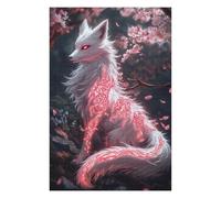1000pcs(75x50cm) Puzzle Per Adolescenti Puzzle Mystical Art Foxwith Red Markings Puzzle Giochi Divertenti Decorazione Murale Regali Unici Per Compleanni 1000pcs(75x50cm)
