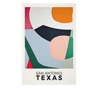 1000pcs(75x50cm) Puzzle Per Adolescenti Puzzle San Antonio Texas Poster Puzzle Per Adulti Gioco Per Famiglie Taglio Di Precisione Per Compleanno, Natale 1000pcs(75x50cm)
