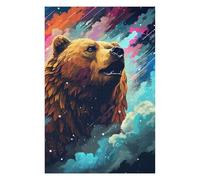 1000pcs(75x50cm) Puzzle Per Adolescenti Rainbow Bear Sky Art Print Puzzle Per Adolescenti Giocattolo Decorazione Da Parete Regali Per Donne Sfida Educativa 1000pcs(75x50cm)