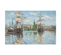 1000pcs(75x50cm) Puzzle Per Adolescenti Ships Riding on The Seine Puzzle Per Adulti Gioco Pratico Assemblaggio Di Modelli Regali Unici Per Compleanni E Occasioni Speciali 1000pcs(75x50cm)