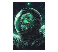 1000pcs(75x50cm) Puzzle Per Adolescenti Space Horror Astronaut Skull Art Puzzle Per Adulti Gioco Per Famiglie Decorazione Per La Casa Attività Divertenti A Casa 1000pcs(75x50cm)