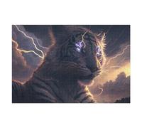 1000pcs(75x50cm) Puzzle Per Adolescenti Thundering Tiger Power -4 Puzzle Per Adulti Gioco Rompicapo Analisi E Logica Difficile E Sfida 1000pcs(75x50cm)