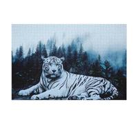 1000pcs(75x50cm) Puzzle Per Adolescenti Tiger And Forest Puzzle Per Adulti Gioco Pratico Assemblaggio Di Modelli Regali Unici Per Compleanni E Occasioni Speciali 1000pcs(75x50cm)