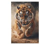 1000pcs(75x50cm) Puzzle Per Adolescenti Tiger Running Wild Puzzle Per Adulti Gioco Pratico Decorazione Perfetta Difficile Da Completare 1000pcs(75x50cm)
