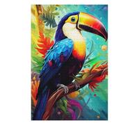 1000pcs(75x50cm) Puzzle Per Adolescenti Toucan Bird Amazon Rainforest Puzzle Per Adulti Giochi Per Famiglie Migliorano La Memoria Regali Unici Per Compleanni 1000pcs(75x50cm)