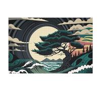 1000pcs(75x50cm) Puzzle Per Adolescenti Tree by The Sea Puzzle Per Adulti Gioco Pratico Assemblaggio Di Modelli Regali Unici Per Compleanni E Occasioni Speciali 1000pcs(75x50cm)