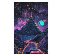 1000pcs(75x50cm) Puzzle Per Adulti Puzzle Neon Mountain Road Adventure Puzzle Per Adulti Gioco Per Famiglie Ma Divertente E Umoristico Attività Divertenti A Casa 1000pcs(75x50cm)