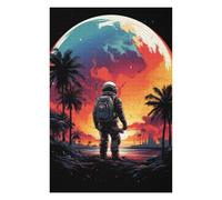 1000pcs(75x50cm) Puzzle Per Adulti Space Explorer on Exotic Beach Puzzle Per Adolescenti Giochi Rilassanti Antistress Difficili E Stimolanti 1000pcs(75x50cm)