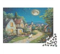 1000pcs (75x50cm) Puzzle, Puzzle Per Adolescenti Adulti Città tranquilla