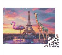 1000pcs (75x50cm) Puzzle, Puzzle Per Adolescenti Adulti Piazza del Trocadéro a Parigi