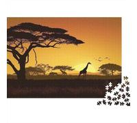 1000pcs (75x50cm) Puzzle, Puzzle Per Adolescenti Adulti Savana africana