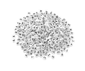 1000Pcs Acrilico Alfabeto Perline per Fai da Te Bracciali Gioielli Creazione