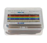 1000Pcs/Box 50 Values 1/4W 1Ω~10MΩ Metal Film Resistor Resistance Assortment Kit Set 1% CZAOINCU