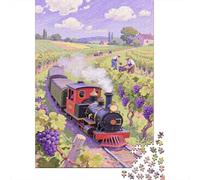 1000Pcs Puzzle Classici, Miniature Train Puzzle Giochi Rilassamento E Intelligence, Puzzle Per Gioco Familiare, Festa Aziendale, Regalo Per Amore E Amico (1000pcs (75x50cm))