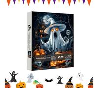 1000pcs puzzle di Halloween, puzzle di giochi con parata fantasma di zucca, giocattolo da gioco gotico per bambini per bambini uomini di Halloween oggetti da collezione Halloween
