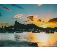 1000Pcs Puzzle Jigsaw Puzzles per Adulti Bambini Adolescenti Relax Regali - Picco tramonto dell'acqua 75x50cm