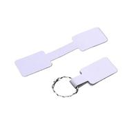 1000pcs rosa gioielli anelli adesivi display etichette imballaggio etichette 6 * 1,2 cm carta rettangolare