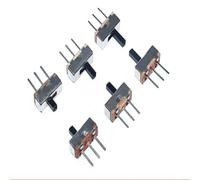 1000PCS SS12D00G3 SS12D00G4 SS12D00G5 Interruptor on-off Slide Switch 1P2T Long handle: 3mm 4mm 5mm toggle switch(SS12D00G3)
