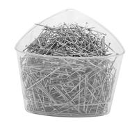 1000PcsBox Acciaio Inox Spille Pin Camicia Seta Raso Pin Trapunta