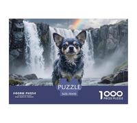1000Pezzi Chihuahua Gioco Familiare Pet Dog Intrattenimento Creativo Decorazione Famiglia Regalo Giocattolo Perfetto Per Appassionati Di Puzzle Per Adulti E Bambini Da 14 Anni E Più 70x50cm/1000pcs