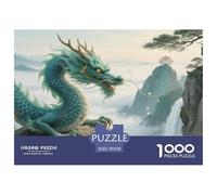 1000Pezzi Mythical Creatures Gioco Familiare Dragon Divertimento Per Adulti Decorazione Famiglia Regalo Giocattolo Perfetto Per Appassionati Di Puzzle Per Adulti E Bambini Da 14 Anni E Più 70x50cm/100