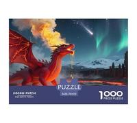 1000Pezzi Mythical Creatures Gioco Familiare Dragon Impegnativo E Difficile Decorazione Famiglia Regalo Giocattolo Perfetto Per Appassionati Di Puzzle Per Adulti E Bambini Da 14 Anni E Più 70x50cm/100