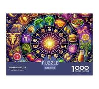 1000Pezzi The Twelve Zodiac Signs Puzzle Giochi The Twelve Zodiac Signs Divertimento Per Adulti Decorazione Famiglia Regalo Giocattolo Perfetto Per Appassionati Di Puzzle Per Adulti E Bambini Da 14 An