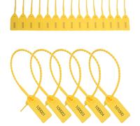 1000Piece Plastica Inquinare Sigilli Sicurezza Numerato Zip Legami Etichette