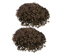 1000pz 3,5mm occhiello ottone passacavi Tono bronzo per abiti pelle tela