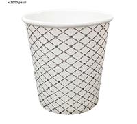 1000pz BICCHIERI IN CARTA bio monous. bianchi con fantasia bar ristorante 180ml