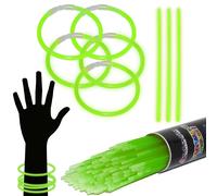 1000pz. Braccialetti Luminosi StarLight fluorescenti Monocolore VERDI VERDE