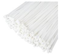 1000PZ FASCETTE DI PLASTICA CABLAGGIO BIANCHE 4,8X300MM