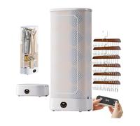 1000W Macchina da stiro pieghevole ad asciugatura - ferro a vapore verticale senza fili per abbigliamento - touch screen - essiccatore a vapore per indumenti sospesi - rimuove rapidamente le rughe