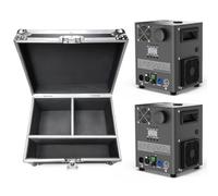1000W Macchine Pirotecniche, d-mx512 Telecomando senza fili Macchina della Scintilla Fredda di Zero Inquinamento per Matrimonio Festa Palcoscenico Halloween Natale(2 Pezzi con Flightcase)