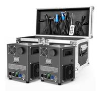 1000W Pirotecnici Macchine, 2 DMX Cold Spark Machine con flight case, Riscaldamento a resistenza per feste, Natale, DJ, matrimoni, eventi sportivi