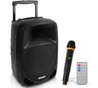 Pyle Cassa Bluetooth Portatile, Cassa Bluetooth Potente 1000W, Karaoke con Speaker 25,4 cm, Microfono Wireless UHF, Telecomando, Batteria Ricaricabile e Altoparlante Bluetooth MP3/USB/SD