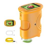 1000X Digitale Microscopio Bambini Portatile: Lente Ingrandimento Tascabile con 2.0" IPS Pollici ＆ 8 LED Luce - Natale Regalo Bambina 4-12 Anni Maschio - Idee Giochi Kids