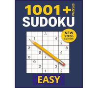 1001+ Suduko Puzzle Book for Adults: EASY Math Games for Stress Relief and Mental Fitness