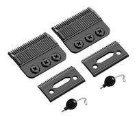 1005-100 - Lama professionale a 3 fori, compatibile con tagliacapelli Wahl Designer, Senior, Cordless Designer, Pilot, Sterling 4 e tagliaerba, lunghezza di taglio 1-3 mm (nero) (2 confezioni)