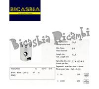 10052 - PISTONE DM 38,6 SPINOTTO 12 PER CILINDRO PIAGGIO 50 SI CIAO BRAVO BOXER