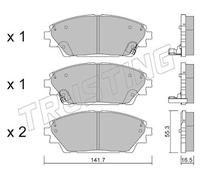 1008.0 TRUSTING PAST.FRE.MAZDA 3 III Trusting Freni