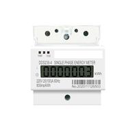 100A 110V 220V 50-60HZ LCD Single phase 2 wire 3 wire Din-rail kWh watt hour meter AUOQKQUT(L N 220V 60Hz)