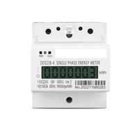 100A 110V/220V 90-300V 60HZ Single phase three wire Din rail KWH Watt hour din-rail meter LCD MQXFCZUX
