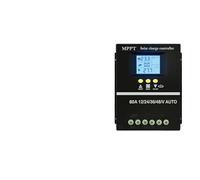 100A 80A 60A Solar Charge Controller 12V 24V 36V 48V Solar Panel Lead Acid/Lithium Battery Regulator Dual USB(80A)