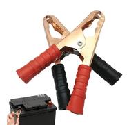 100A Clip Per Batteria Isolate In Rame, Clip A Coccodrillo In Rame Puro Resistente, Morsetti Coccodrillo Per Cavi Batteria Auto Professionali, Pinze Per Batterie Per Circuito Di Prova Elettrico