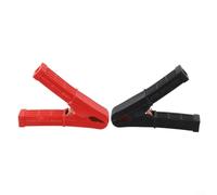 100A Crocodile Clips Saldatura Crimp denti di rame | 100 A corrente, coppia rossa e nera, nucleo resistente, isolamento in PVC, forte presa a molla