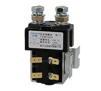 100A DC contattore CZW100A ZJW100A SW80 relè di potenza 12V 24V 36V 48V 60V 72V for auto carrelli elevatori elettrici navi batteria(Coil voltage 36VDC)