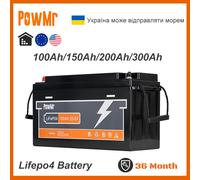 100Ah 150Ah 200Ah 300Ah 12V 24V LiFePo4 Batteria Al Litio Ferro Fosfato Batterie Sistema di Energia Solare Celle di Grado A Magazzino UE