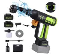 100Bar portatile ad alta pressione idropulitrice per auto pistola ad acqua batteria al litio detergente per ricarica per irrigazione da giardino pistola a spruzzo casa