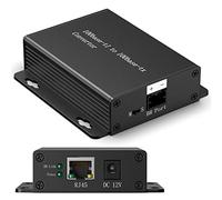 100BASE Ethernet Media Converter Dispositivo 2 fili Ethernet BroadR-Reach (100BASE-T1) a Fast Ethernet (100BASE-TX) Automotive IEEE 100BASE-T1 compatibile con trasmissione 100Mbit/s